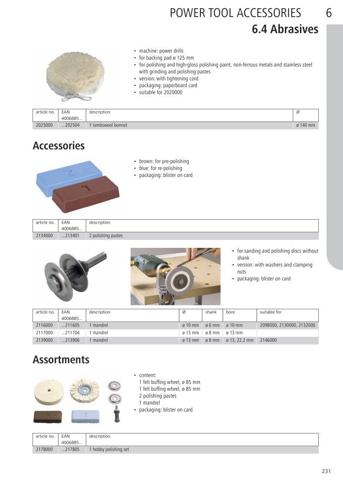 Wolfcraft Main Catalogue Tools n.: 2027 - Pagina 231