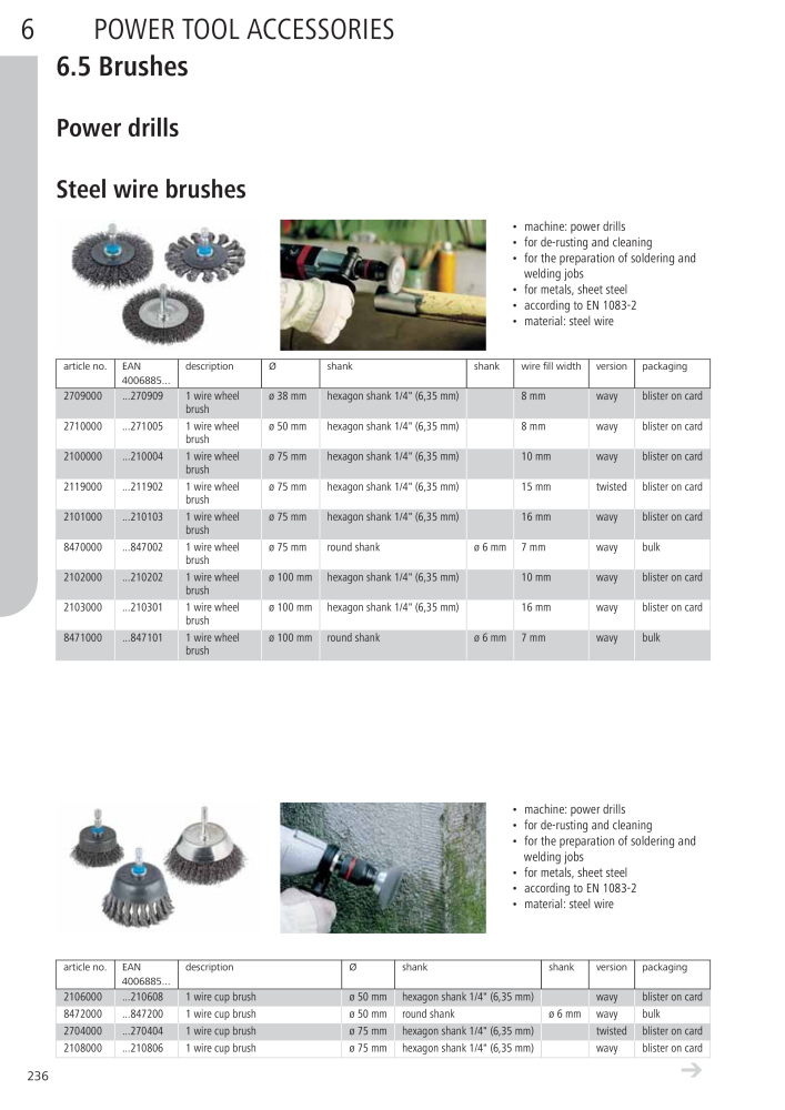 Wolfcraft Main Catalogue Tools Č. 2027 - Strana 236