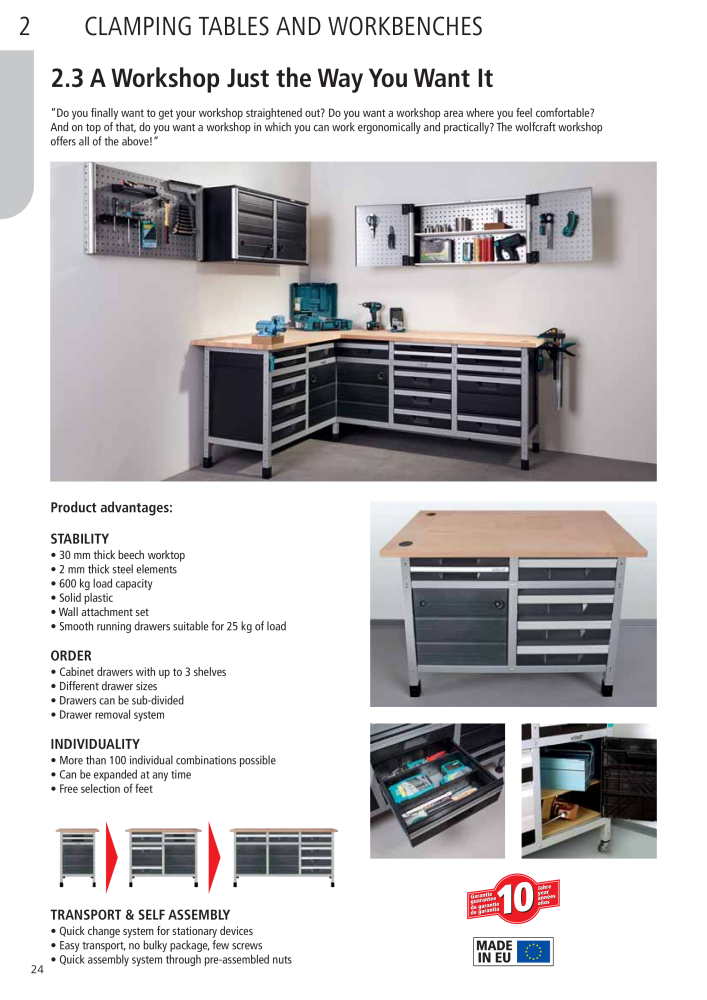 Wolfcraft Main Catalogue Tools NO.: 2027 - Page 24