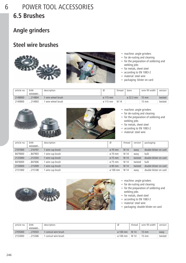 Wolfcraft Main Catalogue Tools NO.: 2027 - Page 246