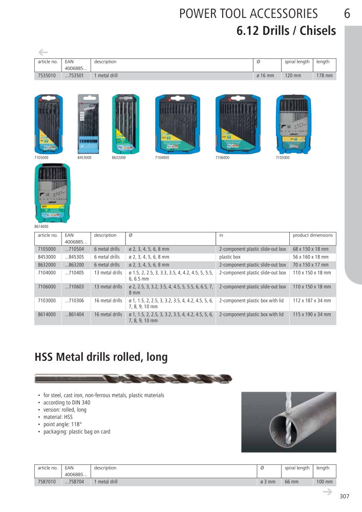 Wolfcraft Main Catalogue Tools Č. 2027 - Strana 307