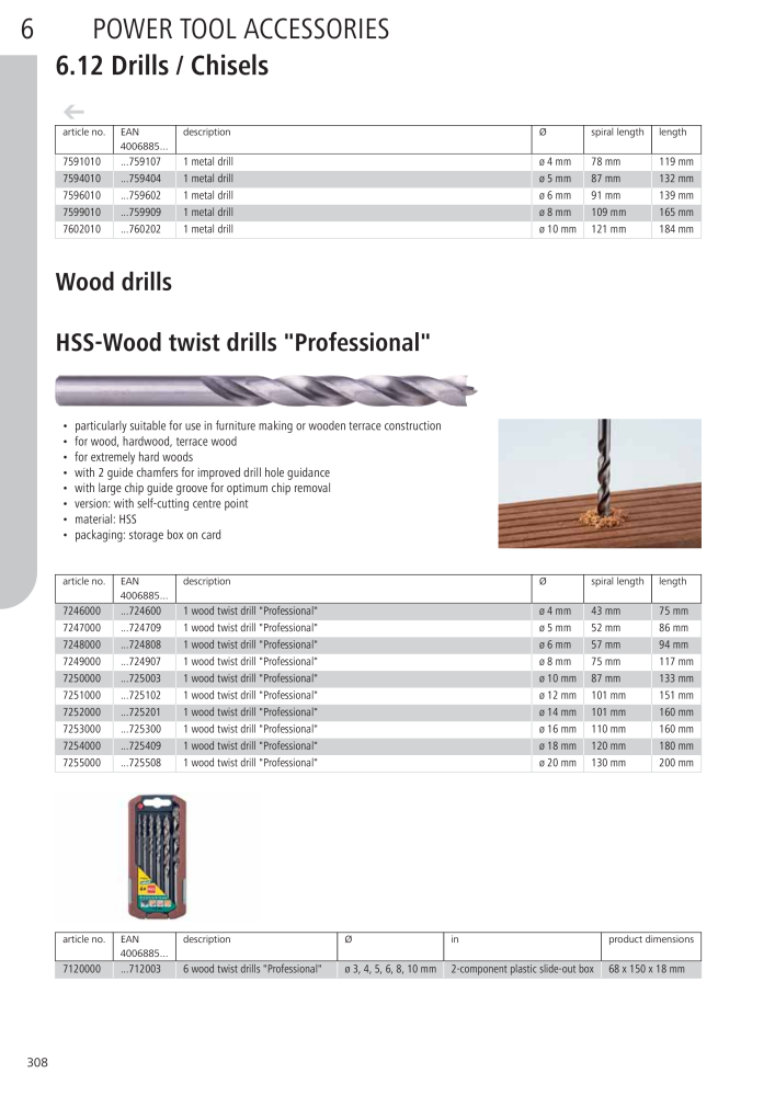 Wolfcraft Main Catalogue Tools Nº: 2027 - Página 308