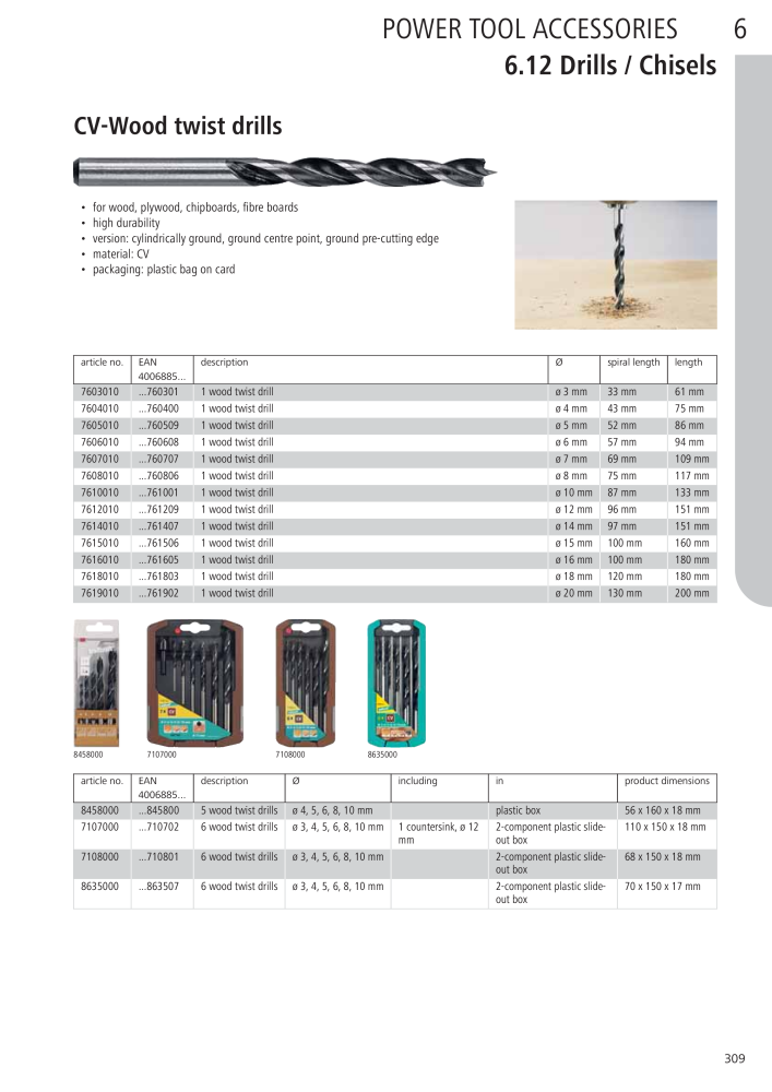 Wolfcraft Main Catalogue Tools NR.: 2027 - Seite 309