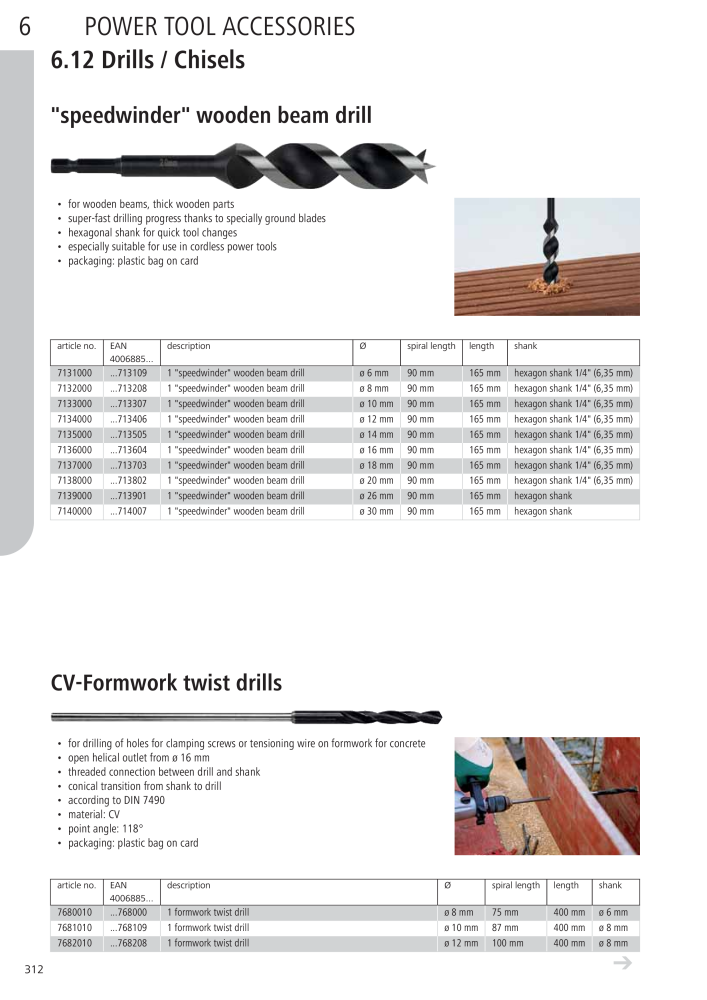 Wolfcraft Main Catalogue Tools Nº: 2027 - Página 312