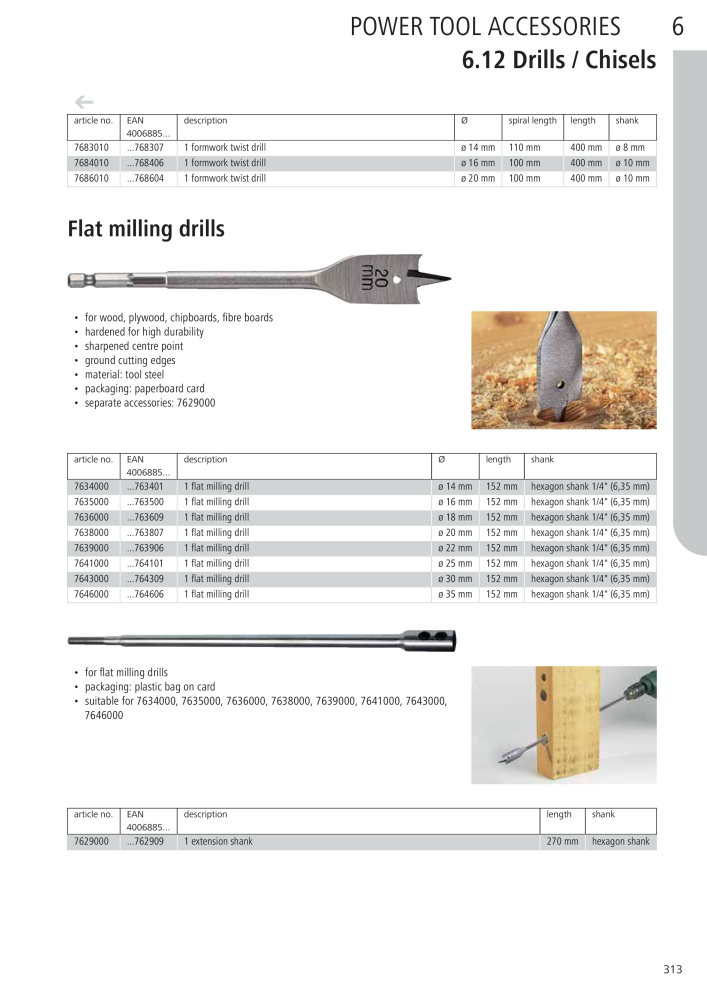 Wolfcraft Main Catalogue Tools NR.: 2027 - Seite 313