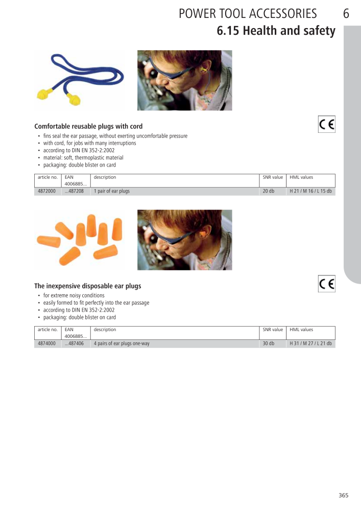 Wolfcraft Main Catalogue Tools Č. 2027 - Strana 365