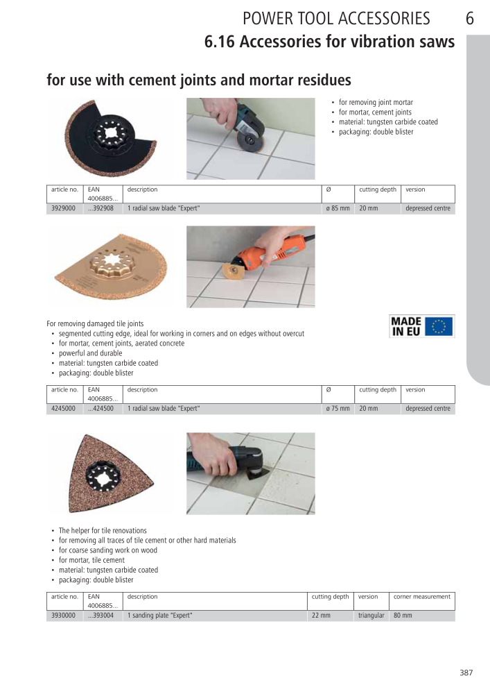 Wolfcraft Main Catalogue Tools NR.: 2027 - Pagina 387