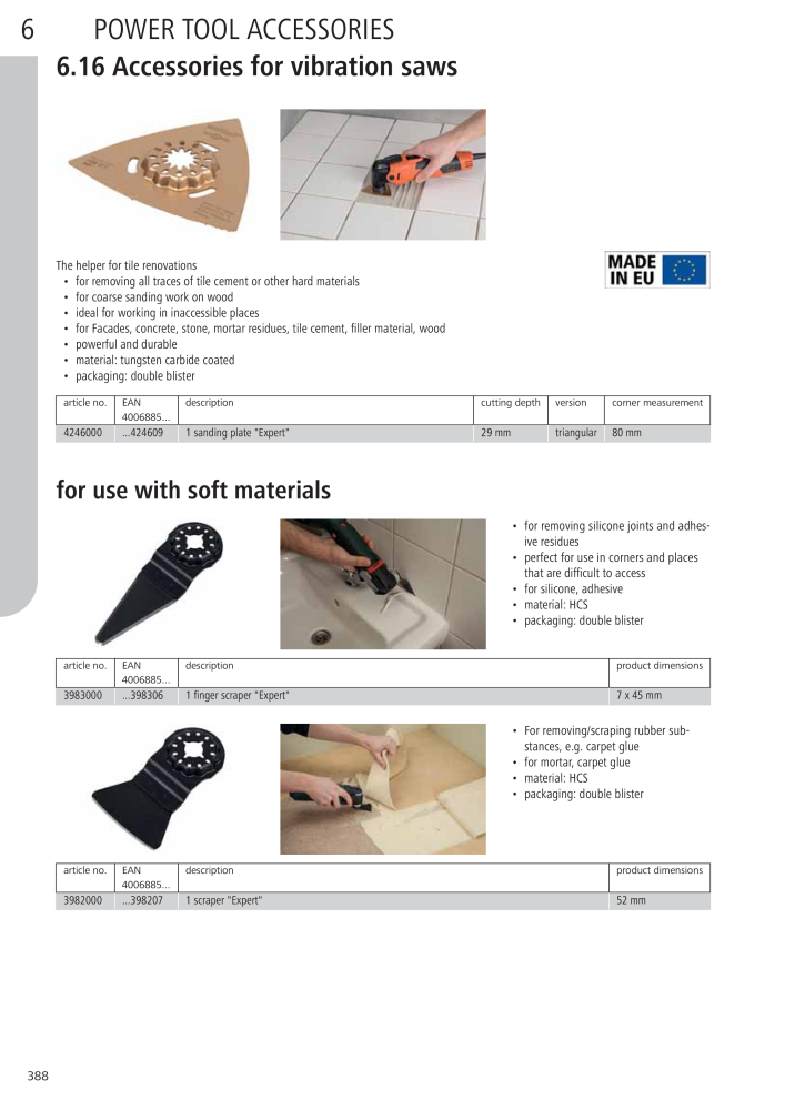 Wolfcraft Main Catalogue Tools NR.: 2027 - Pagina 388