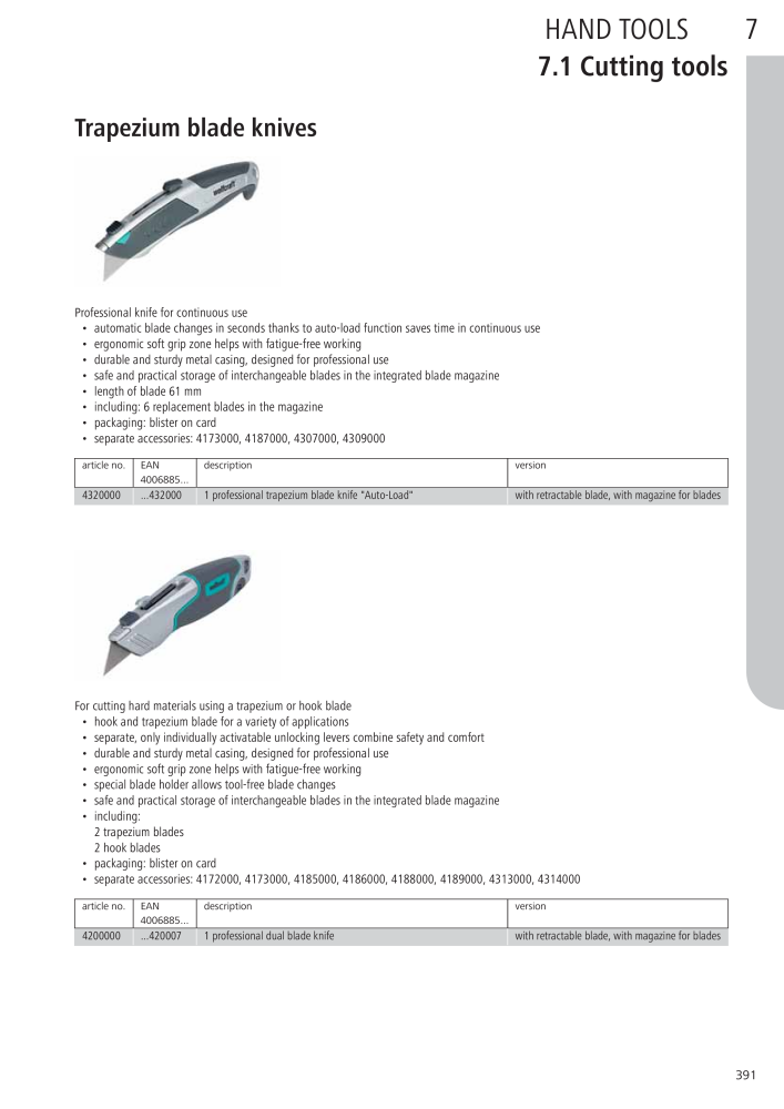 Wolfcraft Main Catalogue Tools NR.: 2027 - Strona 391