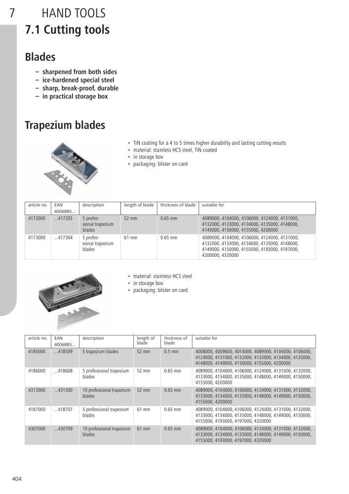 Wolfcraft Main Catalogue Tools n.: 2027 - Pagina 404