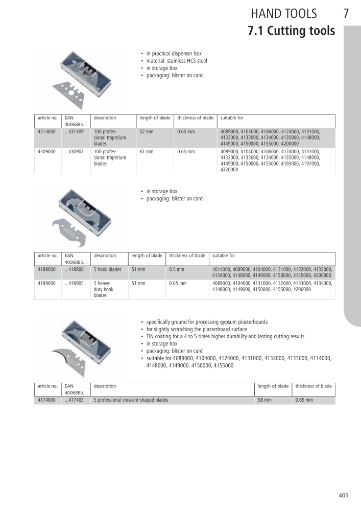 Wolfcraft Main Catalogue Tools Nº: 2027 - Página 405