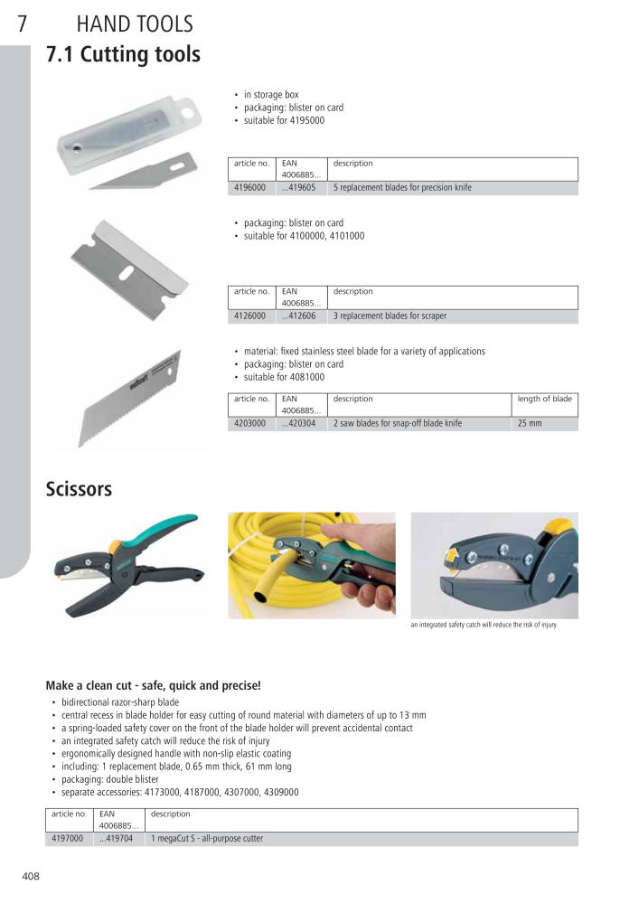 Wolfcraft Main Catalogue Tools NR.: 2027 - Pagina 408