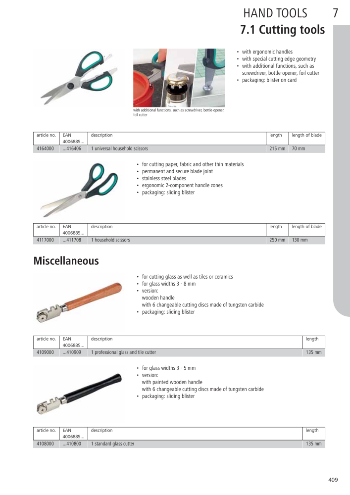 Wolfcraft Main Catalogue Tools Nº: 2027 - Página 409