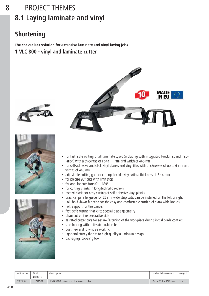 Wolfcraft Main Catalogue Tools NR.: 2027 - Seite 418