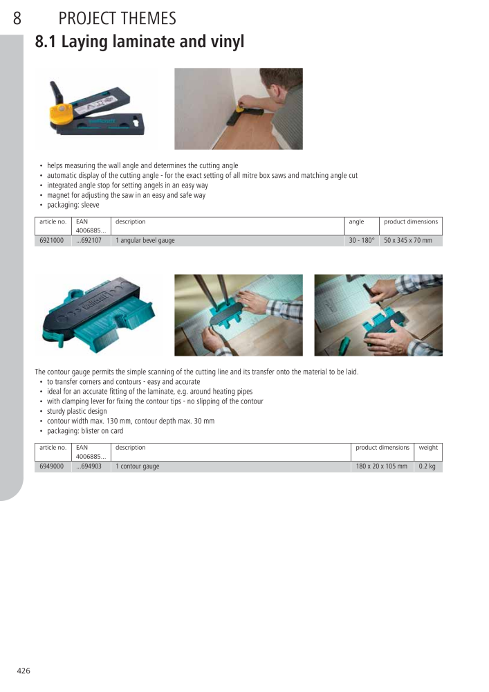 Wolfcraft Main Catalogue Tools NR.: 2027 - Pagina 426