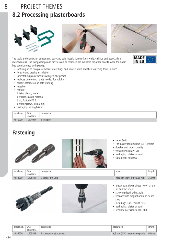 Wolfcraft Main Catalogue Tools Nº: 2027 - Página 434