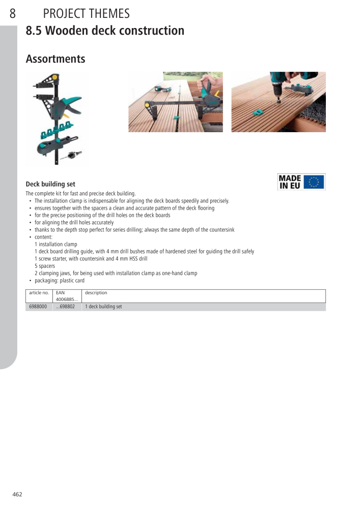 Wolfcraft Main Catalogue Tools NR.: 2027 - Pagina 462