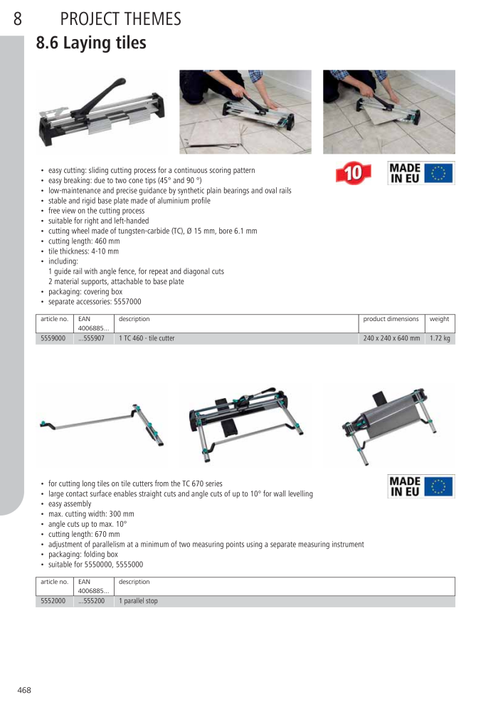 Wolfcraft Main Catalogue Tools NR.: 2027 - Strona 468