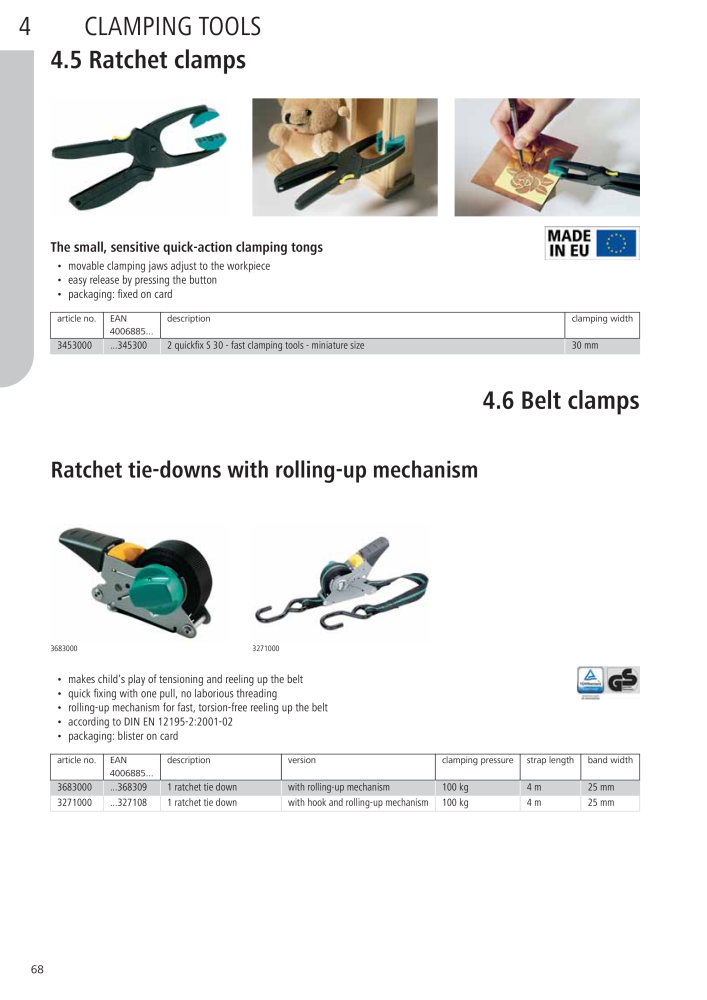 Wolfcraft Main Catalogue Tools Nº: 2027 - Página 68