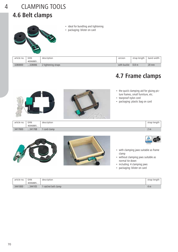 Wolfcraft Main Catalogue Tools Nb. : 2027 - Page 70