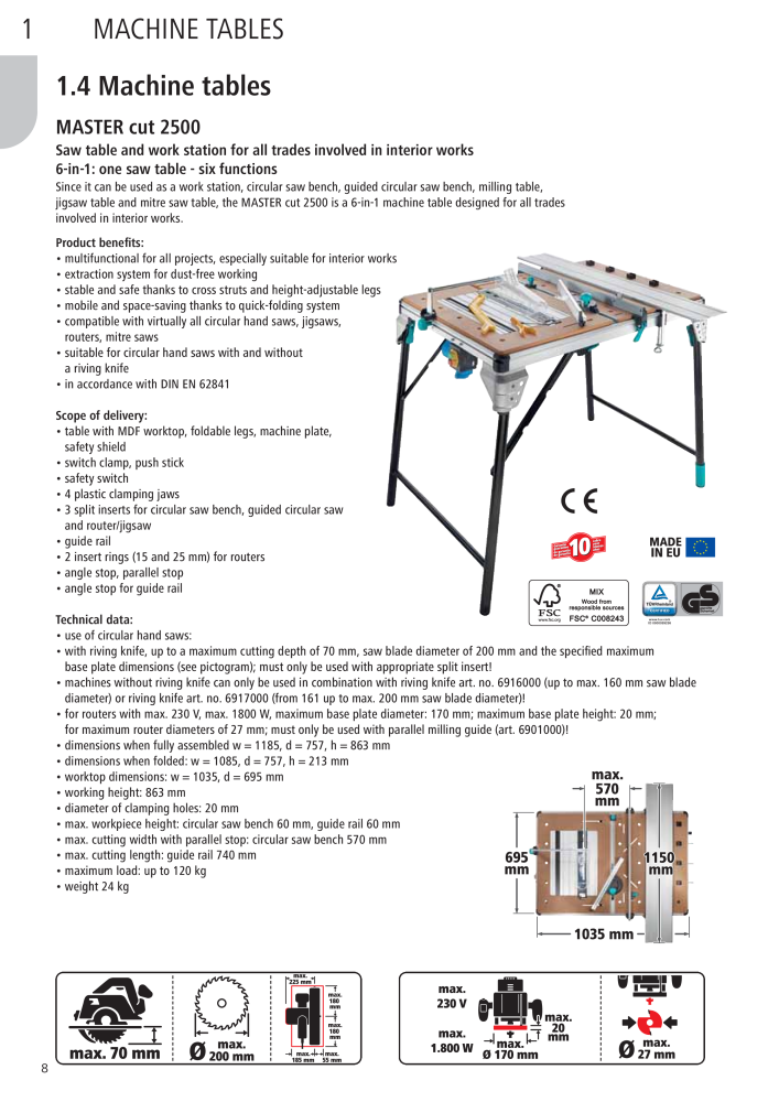 Wolfcraft Main Catalogue Tools NR.: 2027 - Seite 8