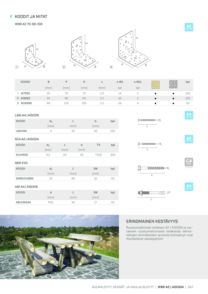 Rothoblaas - Puurakennusliitin Nb. : 20270 - Page 347