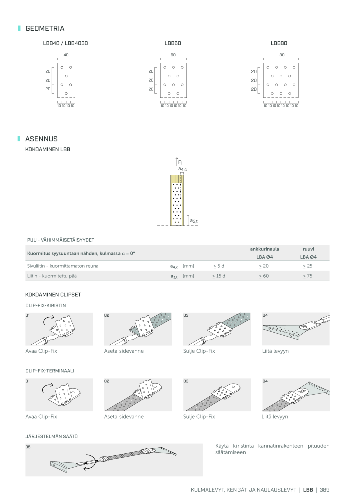 Rothoblaas - Puurakennusliitin NEJ.: 20270 - Sida 389