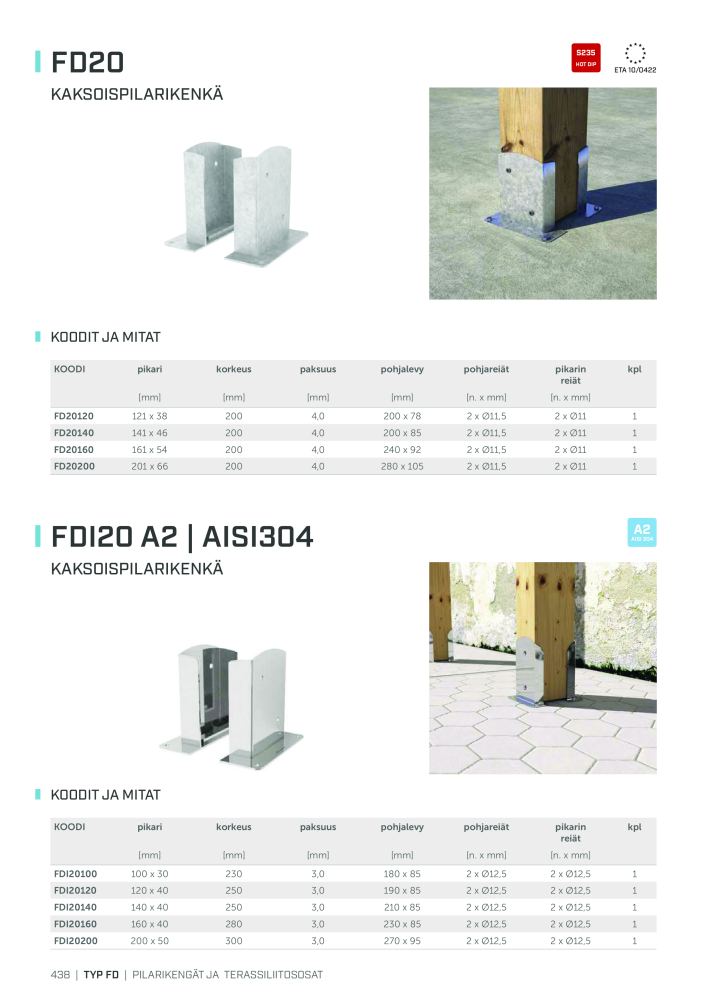 Rothoblaas - Puurakennusliitin NR.: 20270 - Strona 438