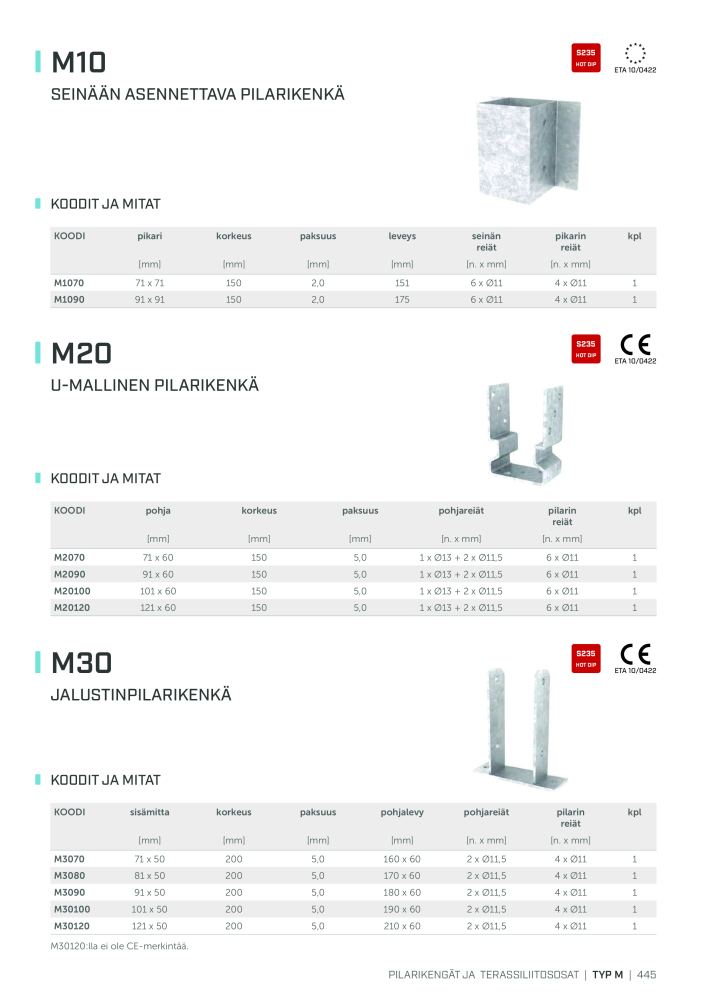 Rothoblaas - Puurakennusliitin NR.: 20270 - Seite 445