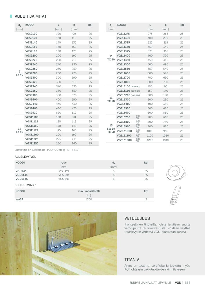 Rothoblaas - Puurakennusliitin NR.: 20270 - Seite 565