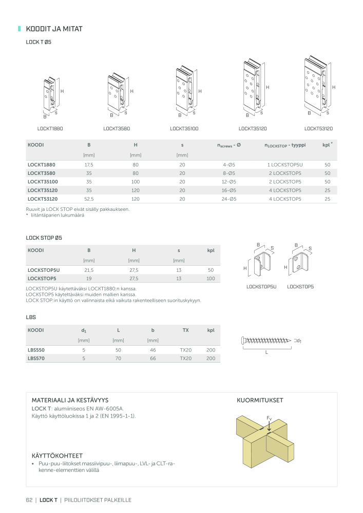 Rothoblaas - Puurakennusliitin NR.: 20270 - Seite 62