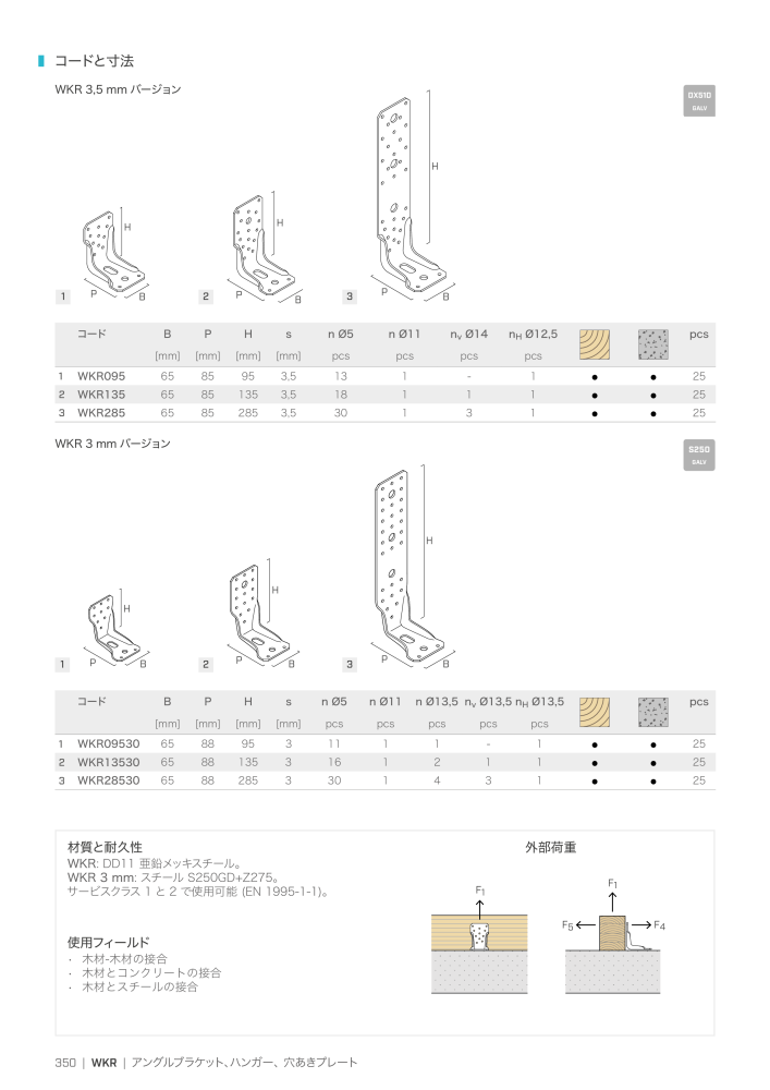 Rothoblaas - 木造建築コネクタ Č. 20271 - Strana 350