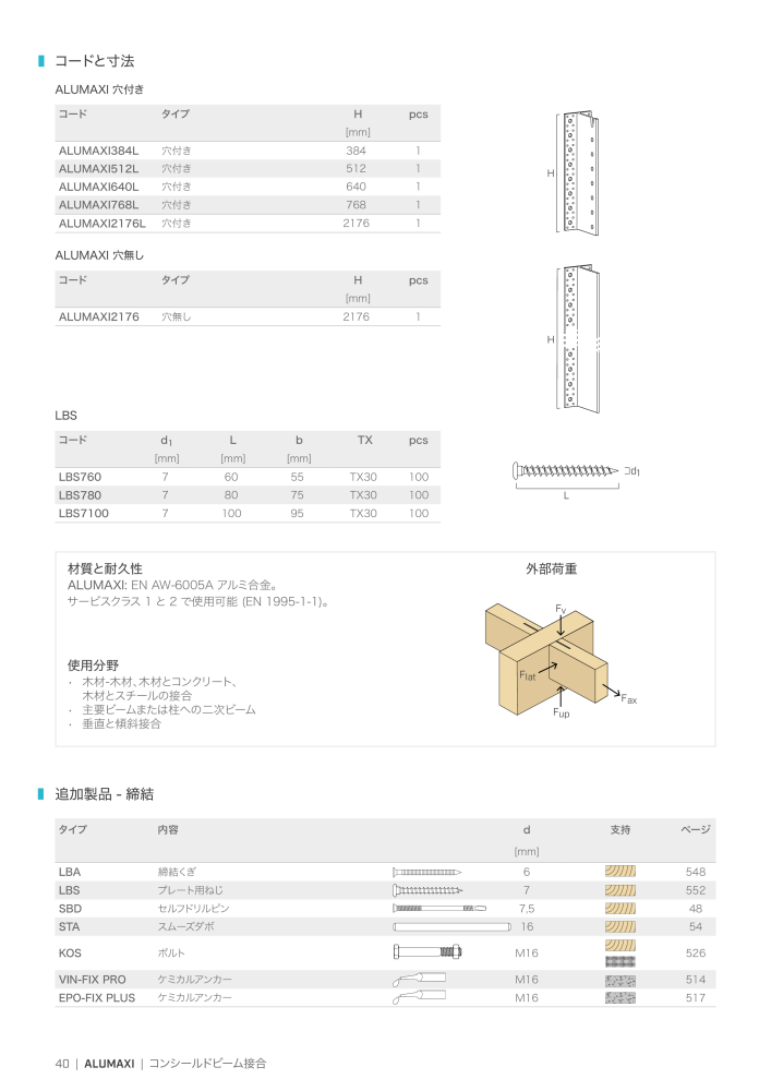 Rothoblaas - 木造建築コネクタ NR.: 20271 - Strona 40