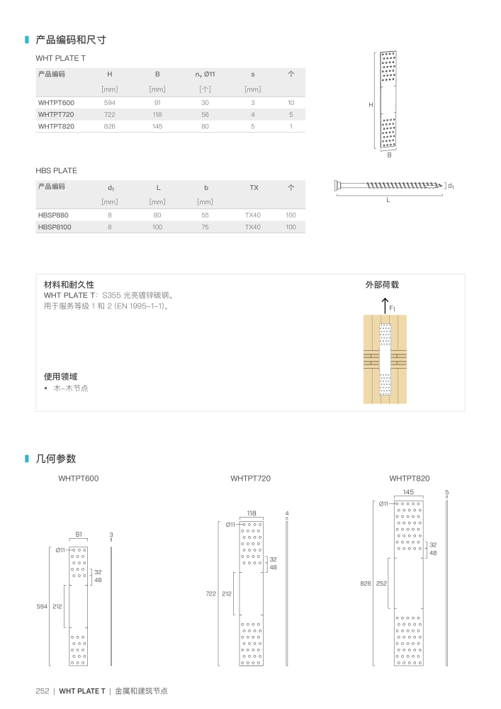 Rothoblaas - 木结构连接器 Nb. : 20272 - Page 252