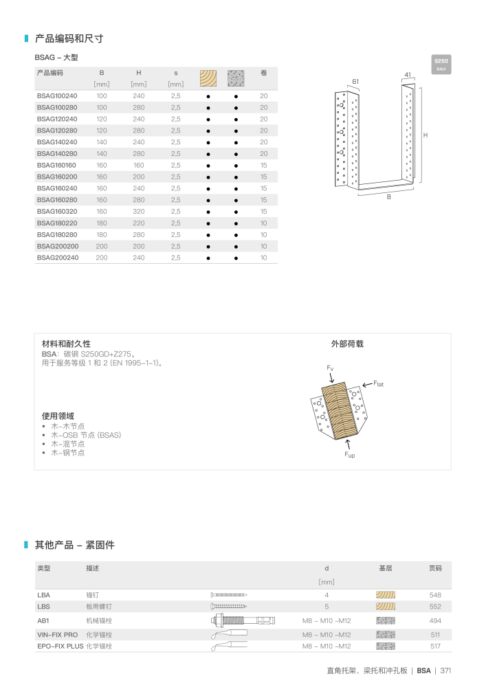 Rothoblaas - 木结构连接器 NO.: 20272 - Page 371