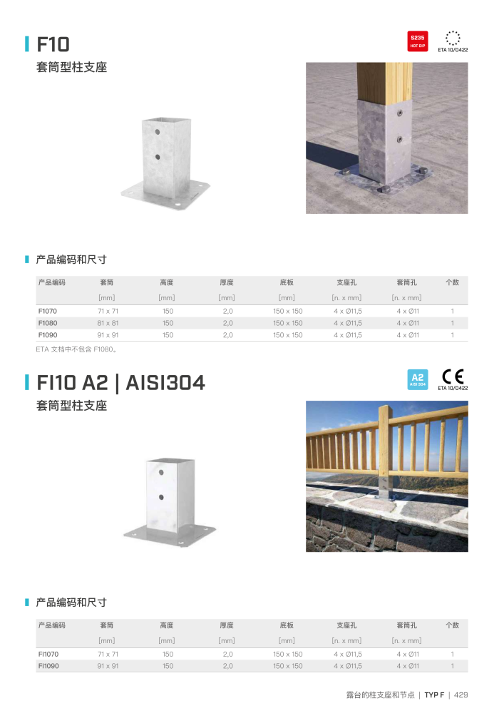 Rothoblaas - 木结构连接器 Nb. : 20272 - Page 429