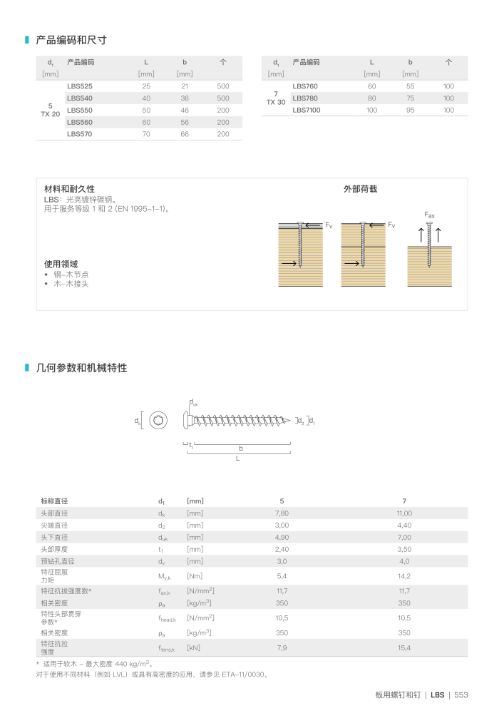 Rothoblaas - 木结构连接器 NO.: 20272 - Page 553