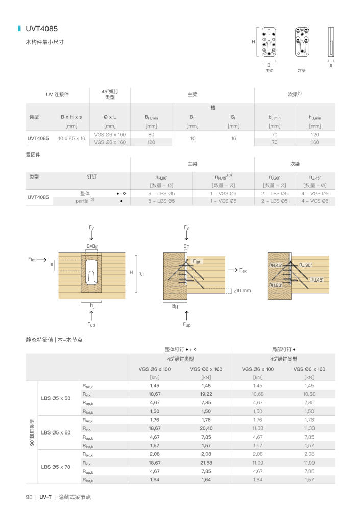 Rothoblaas - 木结构连接器 Nb. : 20272 - Page 98