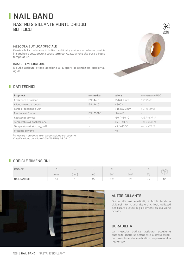 Rothoblaas - Nastri, sigillanti e nastri Nb. : 20277 - Page 128