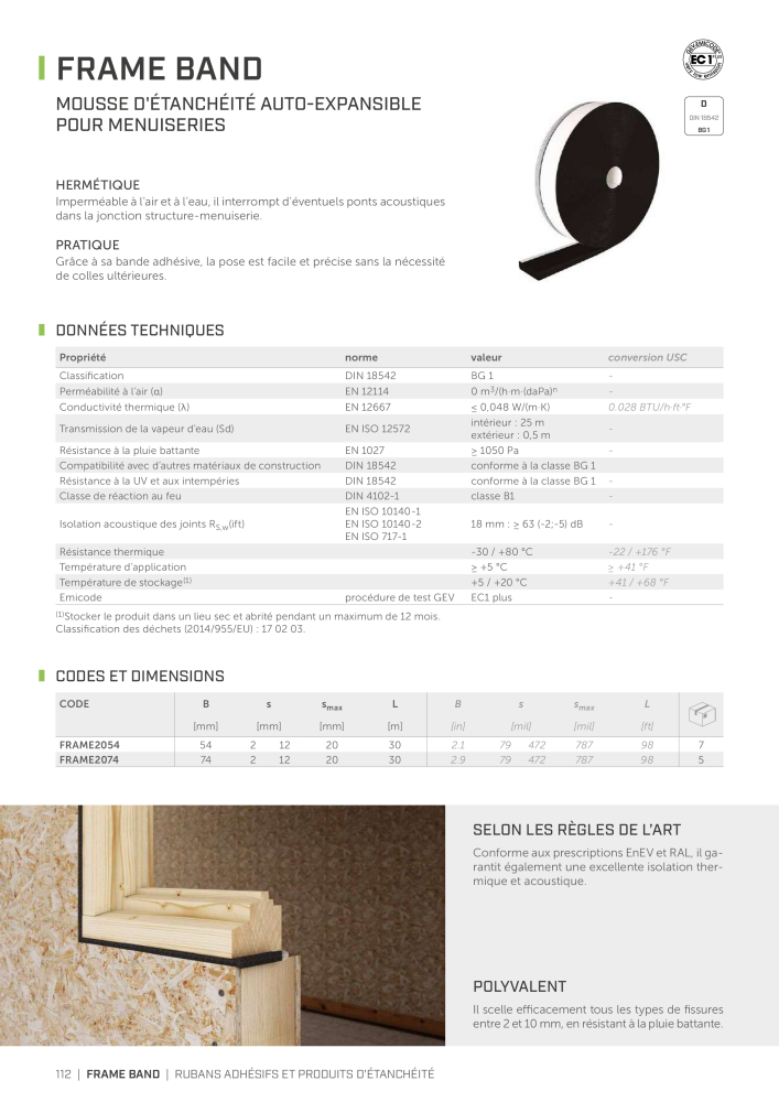 Rothoblaas - Bandes, mastics et toiles NR.: 20278 - Pagina 112