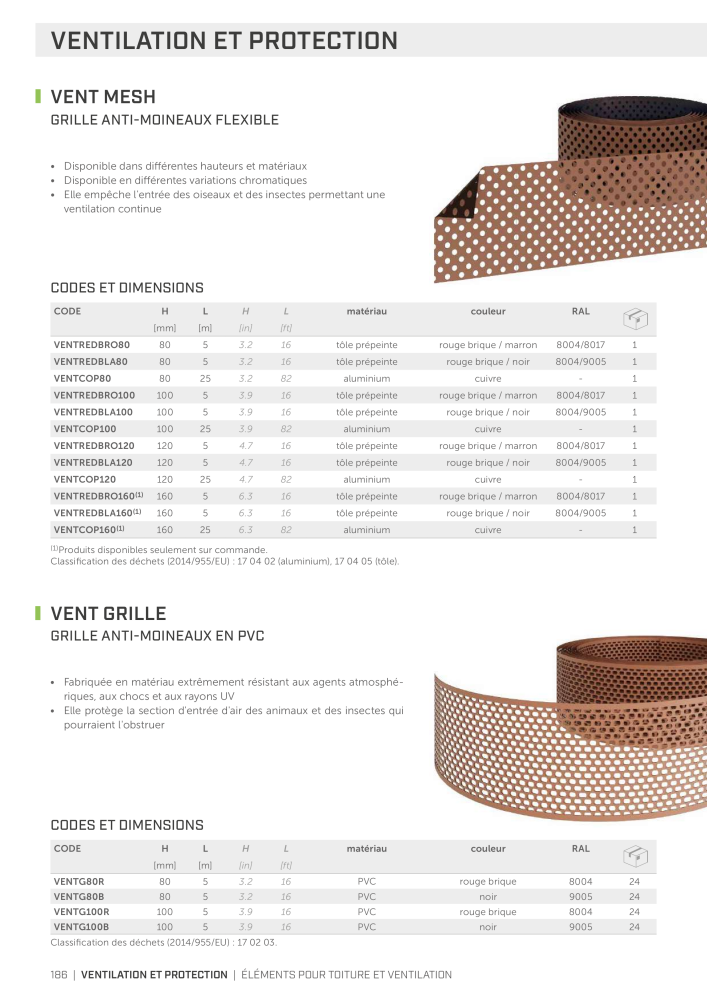 Rothoblaas - Bandes, mastics et toiles Nb. : 20278 - Page 186