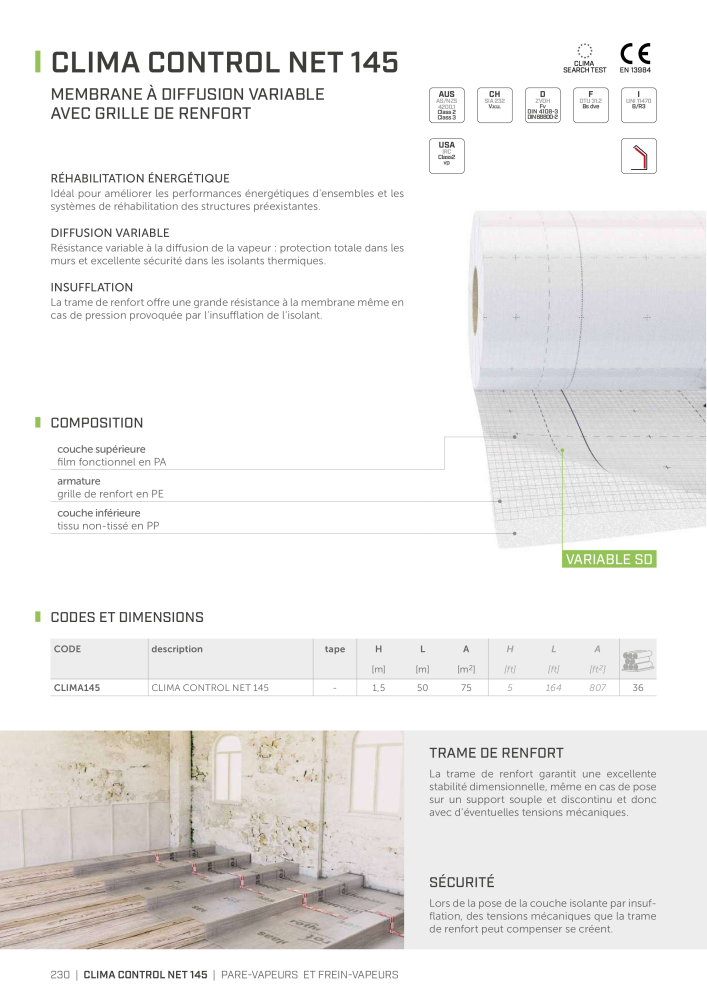 Rothoblaas - Bandes, mastics et toiles NO.: 20278 - Page 230