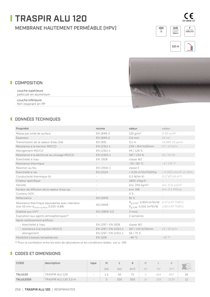 Rothoblaas - Bandes, mastics et toiles NR.: 20278 - Pagina 256