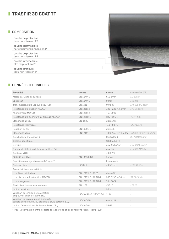 Rothoblaas - Bandes, mastics et toiles NR.: 20278 - Seite 296