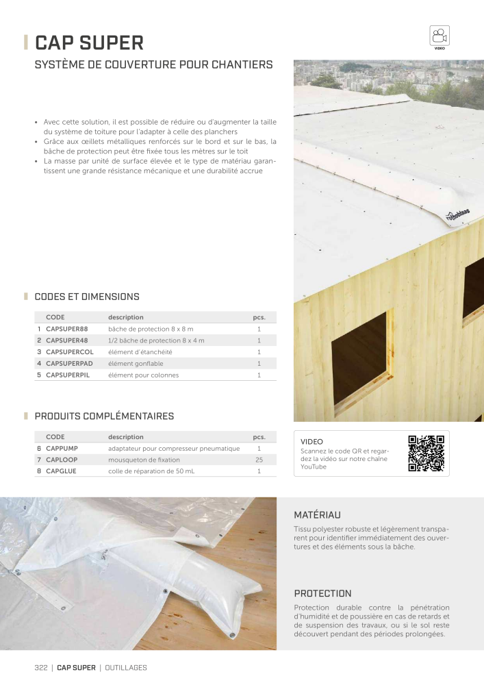 Rothoblaas - Bandes, mastics et toiles Nb. : 20278 - Page 322