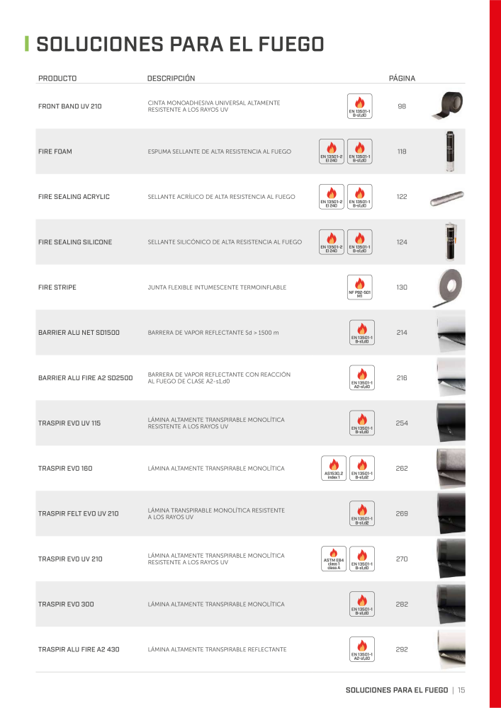 Rothoblaas - Cintas, selladores y webs Nº: 20279 - Página 15