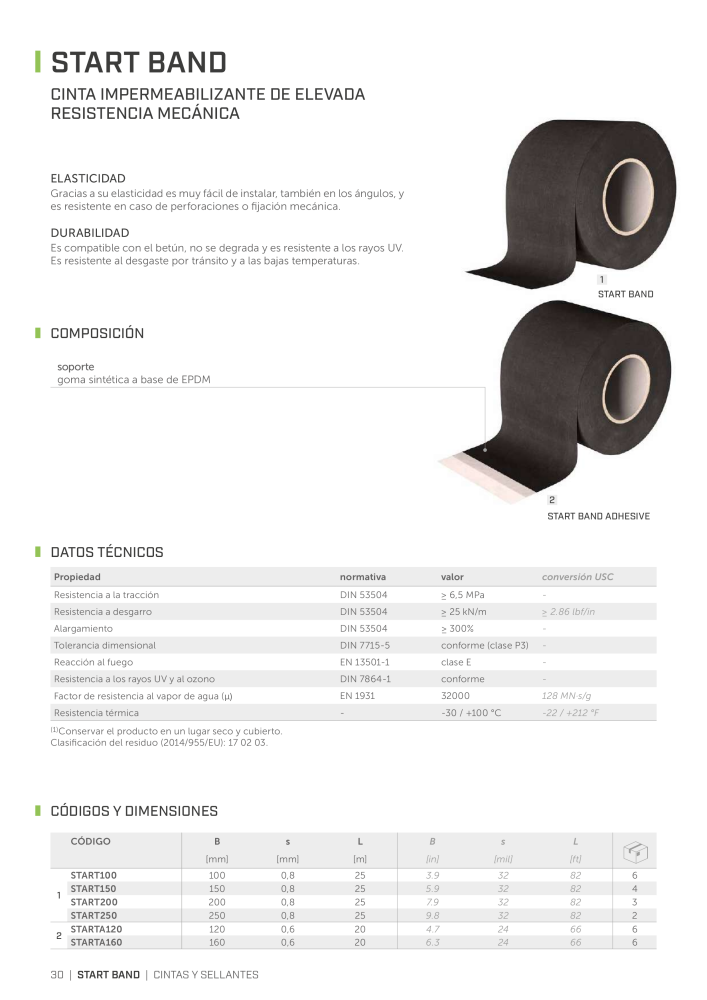 Rothoblaas - Cintas, selladores y webs NR.: 20279 - Strona 30