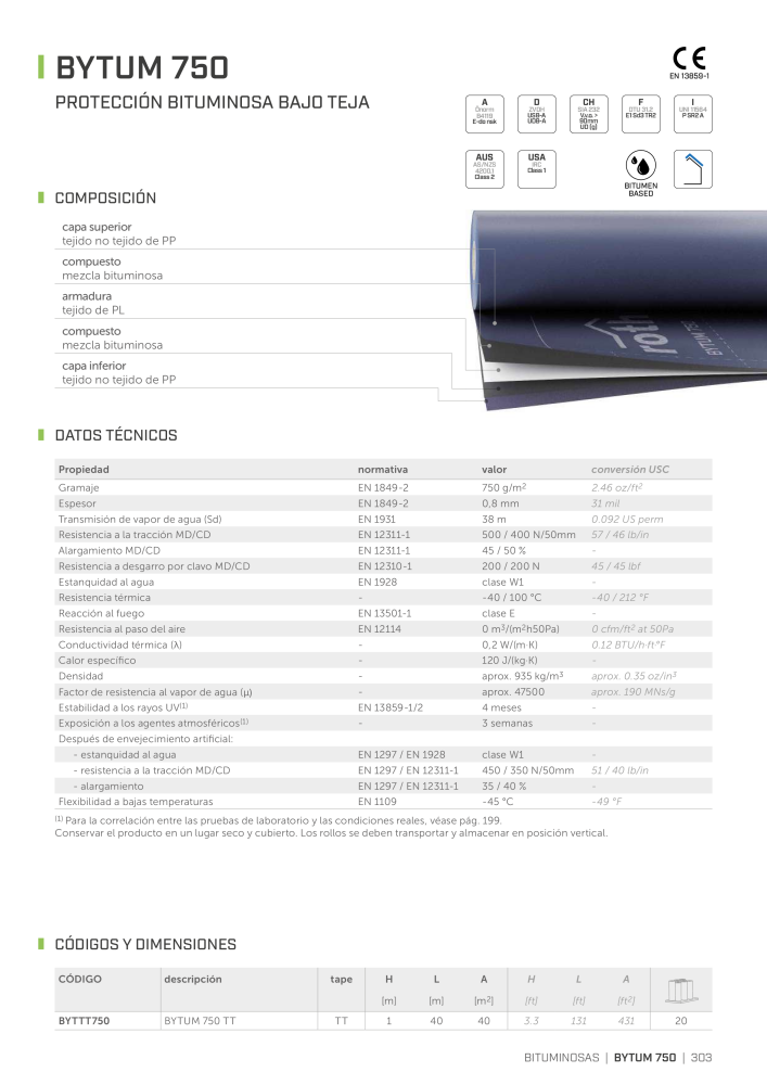 Rothoblaas - Cintas, selladores y webs NR.: 20279 - Strona 303