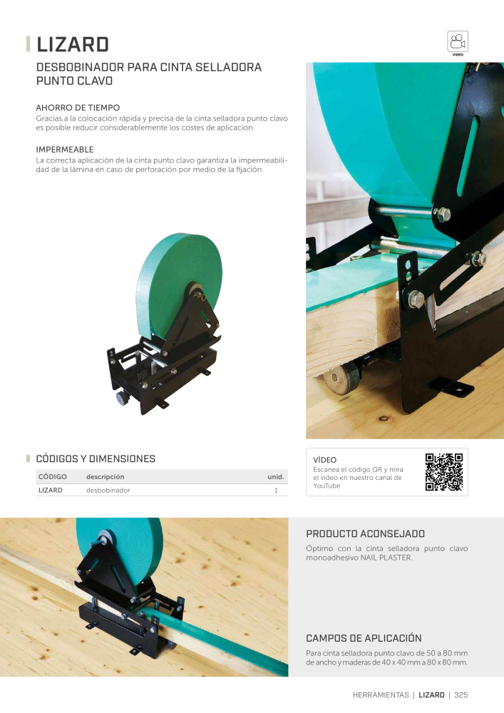 Rothoblaas - Cintas, selladores y webs Nb. : 20279 - Page 325