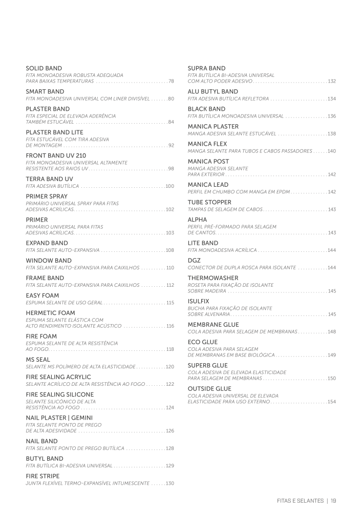 Rothoblaas - Fitas, selantes e telas NR.: 20280 - Pagina 19